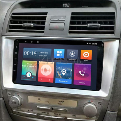 Multimídia Camry 2007 2008 2009 2010 2011 2012 V2 Carplay 9" 2006-V2 CAR AUDIO-Kitssom