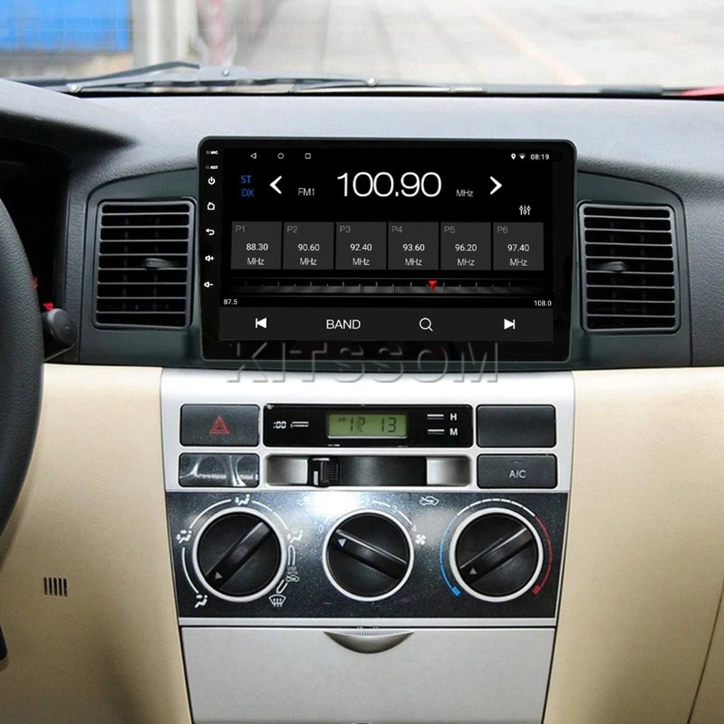 Multimídia Toyota Corolla 2005 2006 2007 2008 V2 Carplay 9" 2003 2004-V2 CAR AUDIO-Kitssom