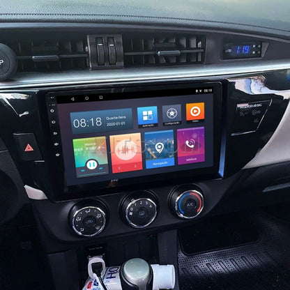 Multimídia Toyota Corolla 2015 2016 2017 V2 Carplay 9"-V2 CAR AUDIO-Kitssom