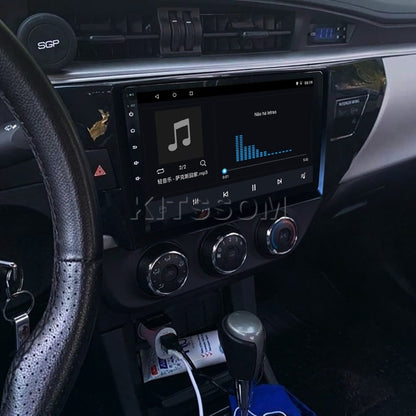 Multimídia Toyota Corolla 2015 2016 2017 V2 Carplay 9"-V2 CAR AUDIO-Kitssom