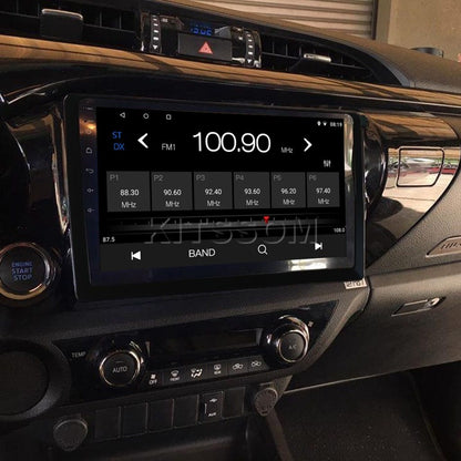 Multimídia Hilux 2018 2019 2020 2021 2022 2023 V2 Carplay 9" 2016 2017-V2 CAR AUDIO-Kitssom
