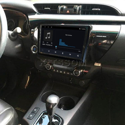 Multimídia Hilux 2018 2019 2020 2021 2022 2023 V2 Carplay 9" 2016 2017-V2 CAR AUDIO-Kitssom