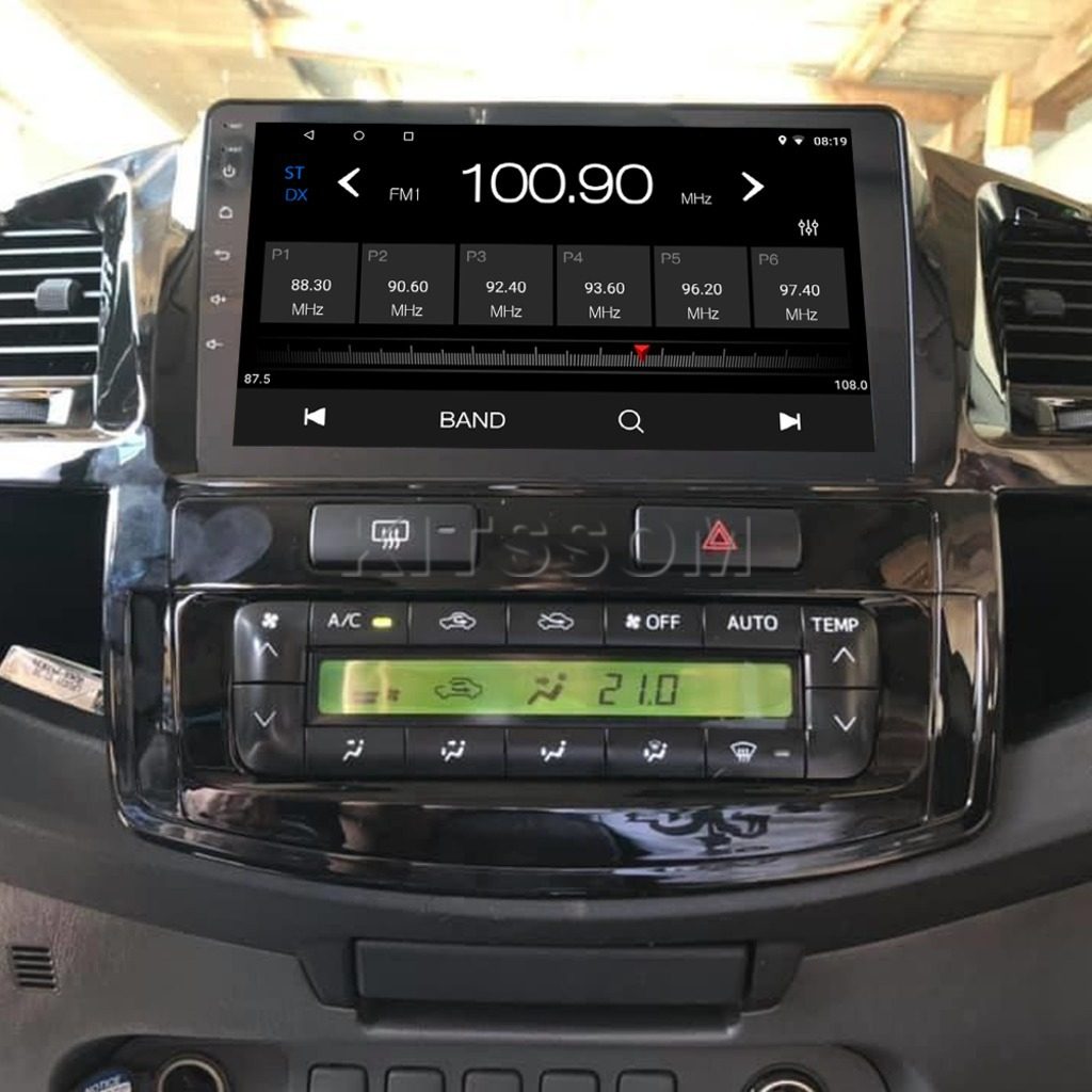 Multimídia Hilux SW4 2011 2012 2013 2014 2015 V2 Carplay 9" 2006 2007 2008 2009 2010-V2 CAR AUDIO-Kitssom