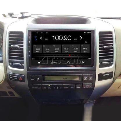 Multimídia Toyota Prado 2010 2011 2012 2013 2014 V2 Carplay 9" 2008 2009-V2 CAR AUDIO-Kitssom