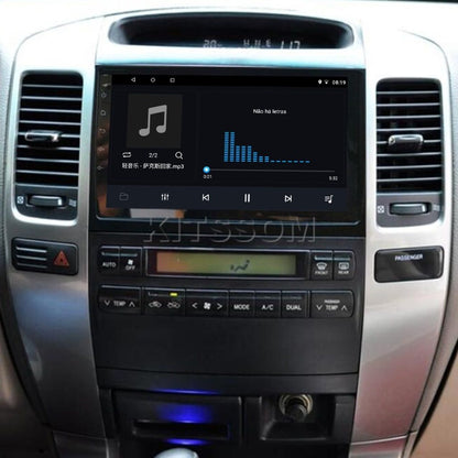 Multimídia Toyota Prado 2010 2011 2012 2013 2014 V2 Carplay 9" 2008 2009-V2 CAR AUDIO-Kitssom