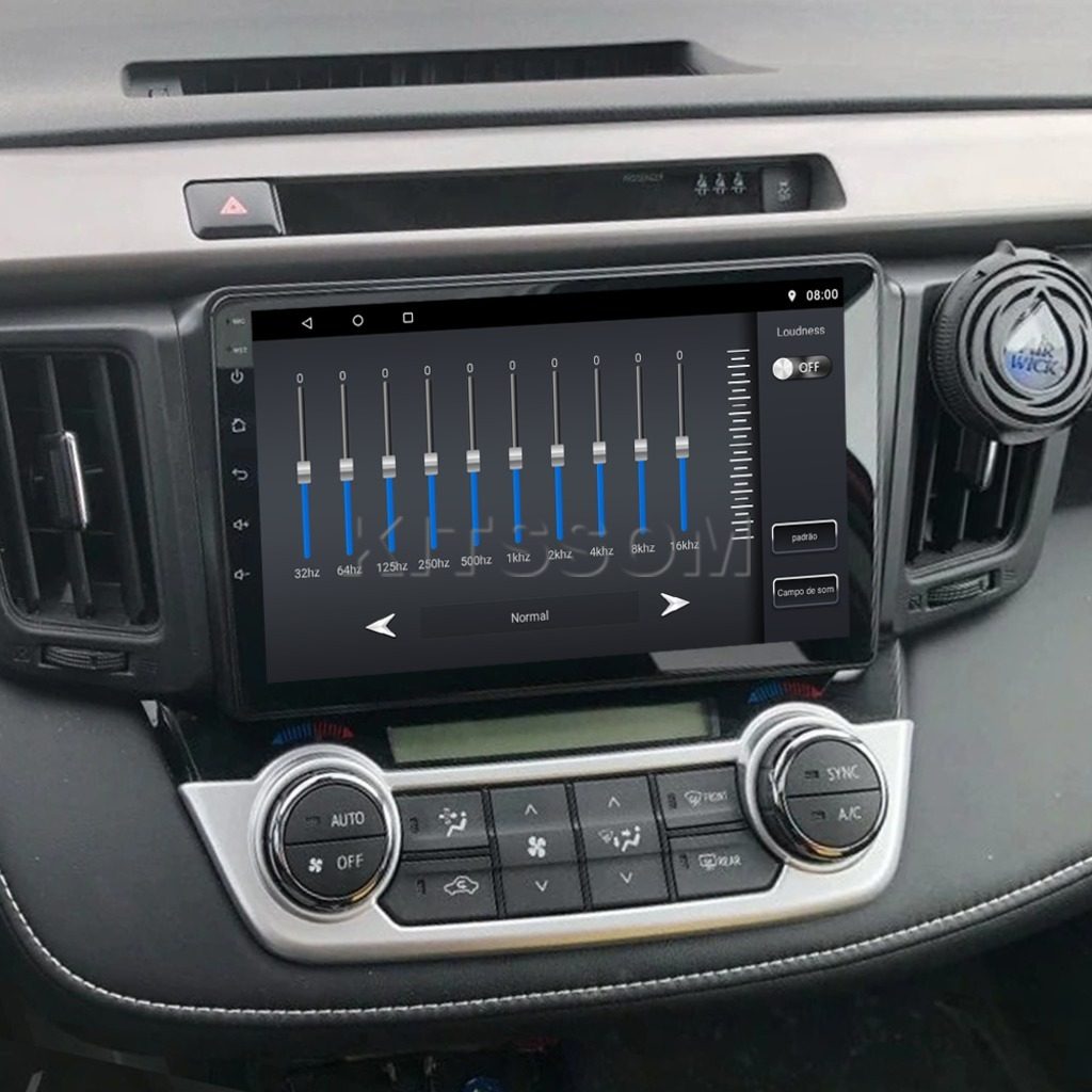 Multimídia Toyota RAV4 2014 2015 2016 2017 2018 V2 Carplay 9" 2013-V2 CAR AUDIO-Kitssom