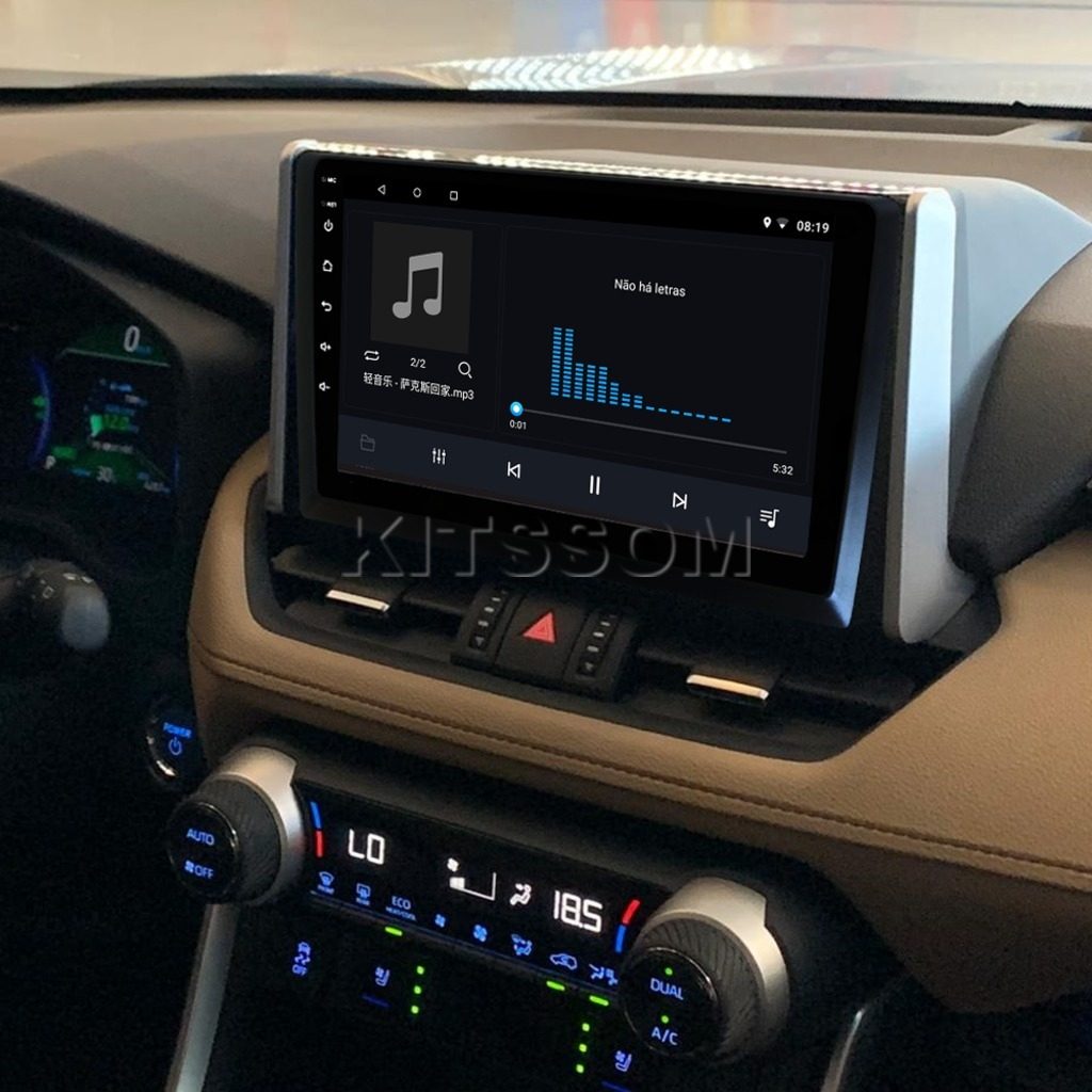 Multimídia Toyota RAV4 2019 2020 2021 2022 2023 V2 Carplay 9"-V2 CAR AUDIO-Kitssom