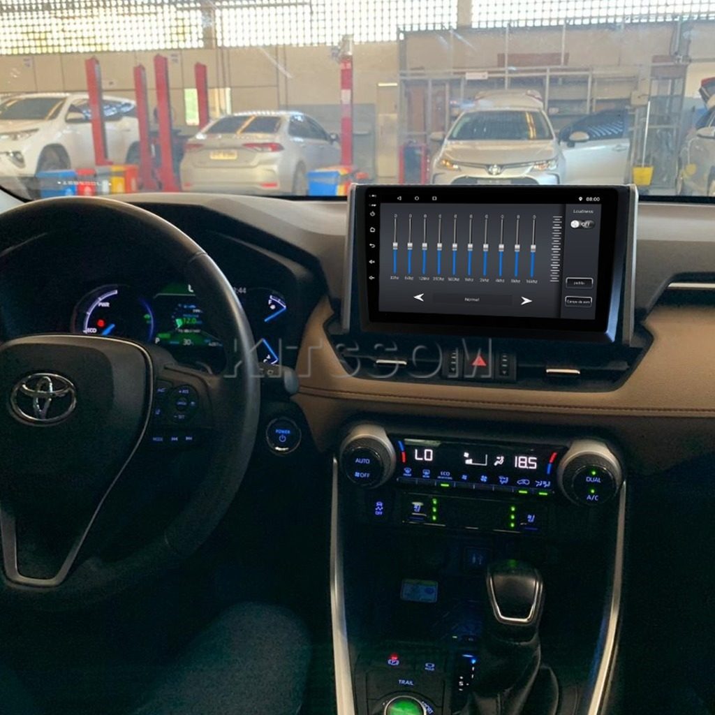 Multimídia Toyota RAV4 2019 2020 2021 2022 2023 V2 Carplay 9"-V2 CAR AUDIO-Kitssom