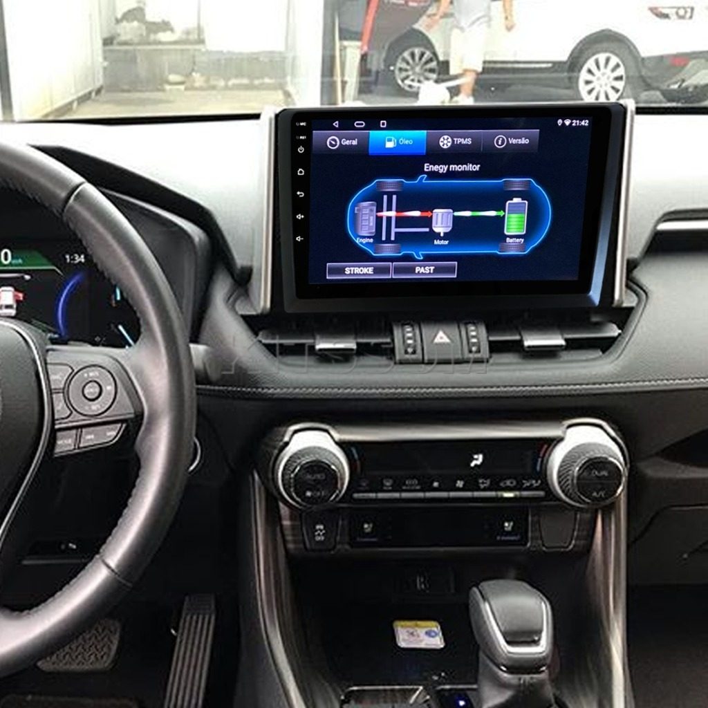 Multimídia Toyota RAV4 2019 2020 2021 2022 2023 V2 Carplay 9"-V2 CAR AUDIO-Kitssom