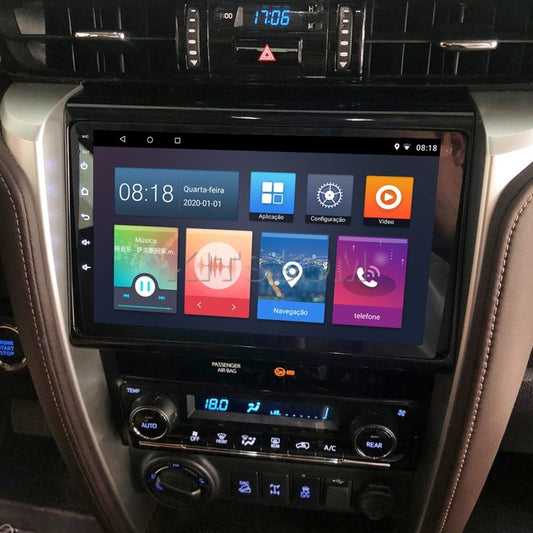 Multimídia Toyota SW4 2019 2020 2021 2022 2023 V2 Carplay 9" 2016 2017 2018-V2 CAR AUDIO-Kitssom