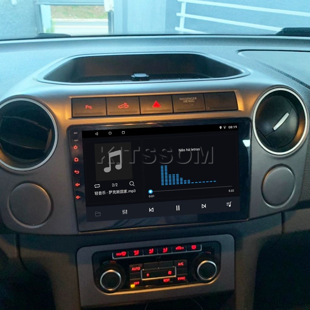 Multimídia Amarok 2010 2011 2012 2013 2014 2015 V2 Carplay 9"-V2 CAR AUDIO-Kitssom