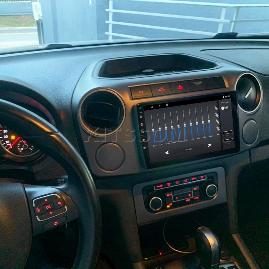 Multimídia Amarok 2010 2011 2012 2013 2014 2015 V2 Carplay 9"-V2 CAR AUDIO-Kitssom