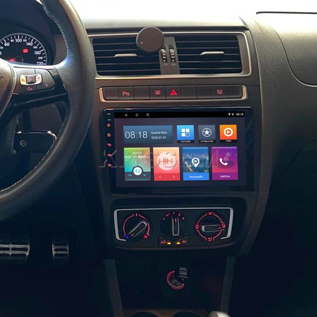 Multimídia Fox 2016 2017 2018 2019 2020 2021 2022 V2 Carplay 9" 2015-V2 CAR AUDIO-Kitssom
