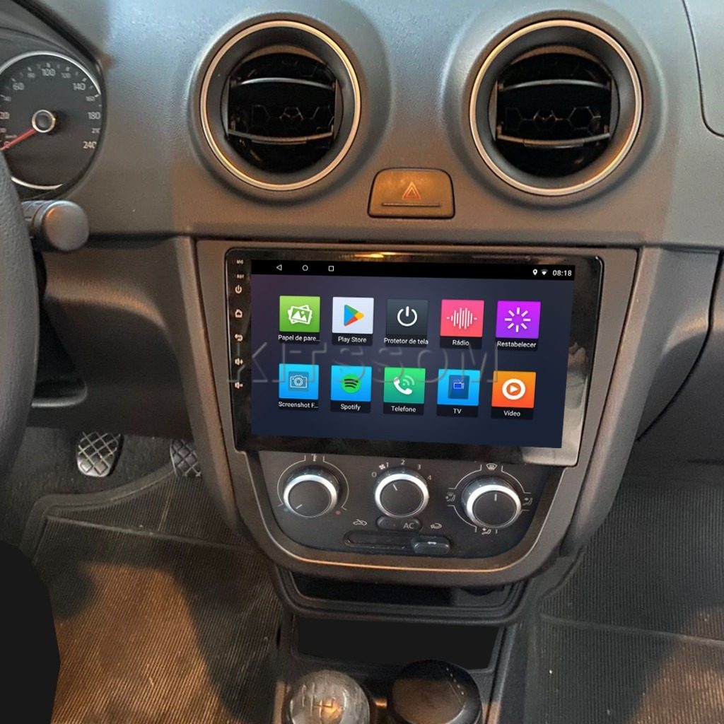 Multimídia Saveiro G5 2008 2009 2010 2011 2012 V2 Carplay 9"-V2 CAR AUDIO-Kitssom