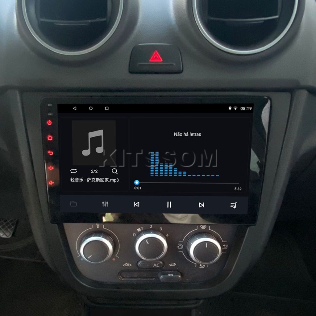 Multimídia Gol G5 2008 2009 2010 2011 2012 V2 Carplay 9"-V2 CAR AUDIO-Kitssom