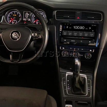 Multimídia Golf MK7 2017 2018 2019 Black Piano V2 Carplay 9" 2013 2014 2015 2016-V2 CAR AUDIO-Kitssom