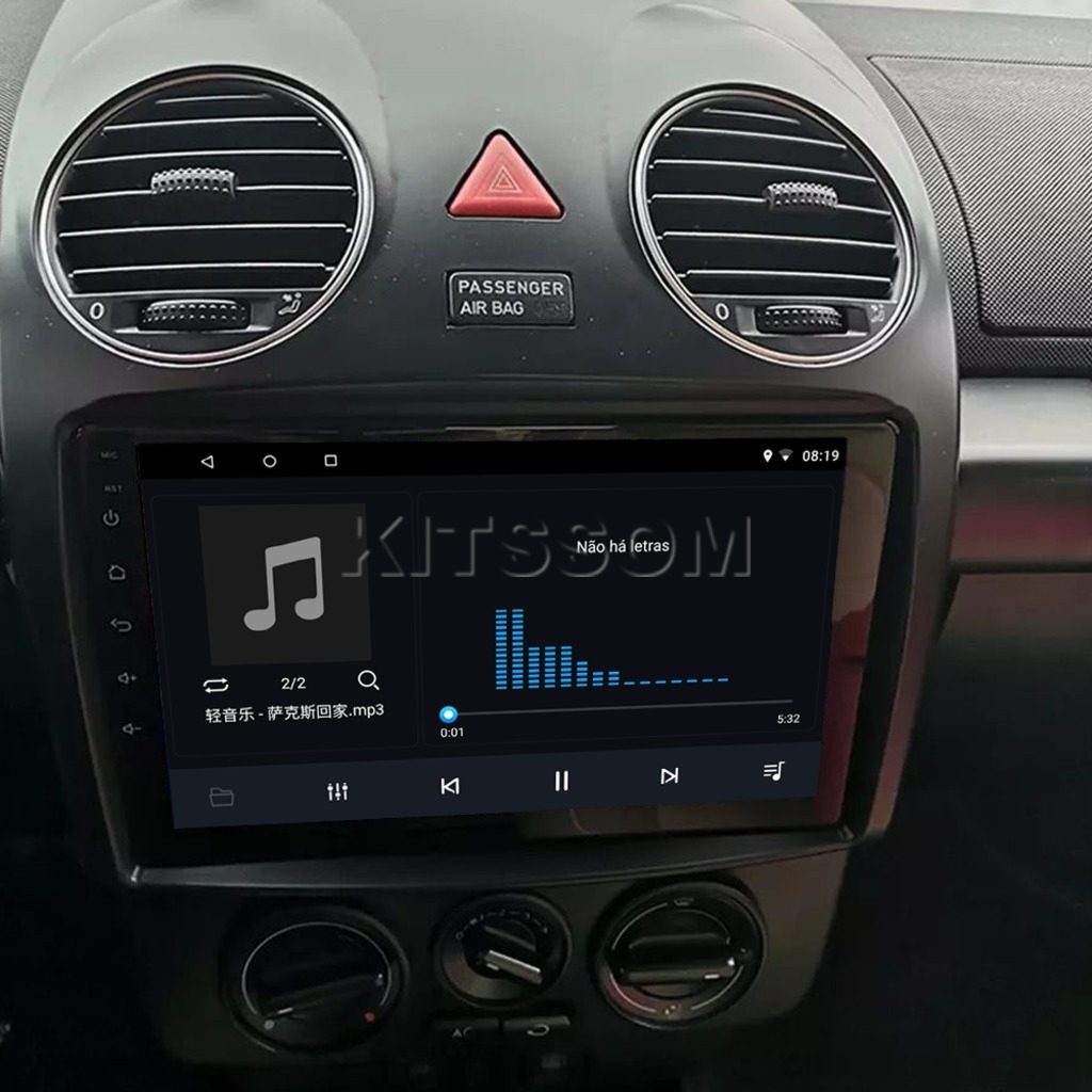 Multimídia New Beetle 2006 2007 2008 2009 2010 V2 Carplay 9" 2004 2005-V2 CAR AUDIO-Kitssom