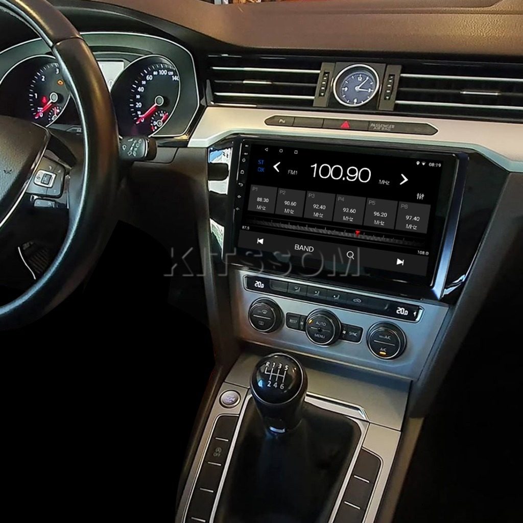 Multimídia Passat 2017 2018 2019 2020 2021 2022 V2 Carplay 9" 2014 2015 2016-V2 CAR AUDIO-Kitssom