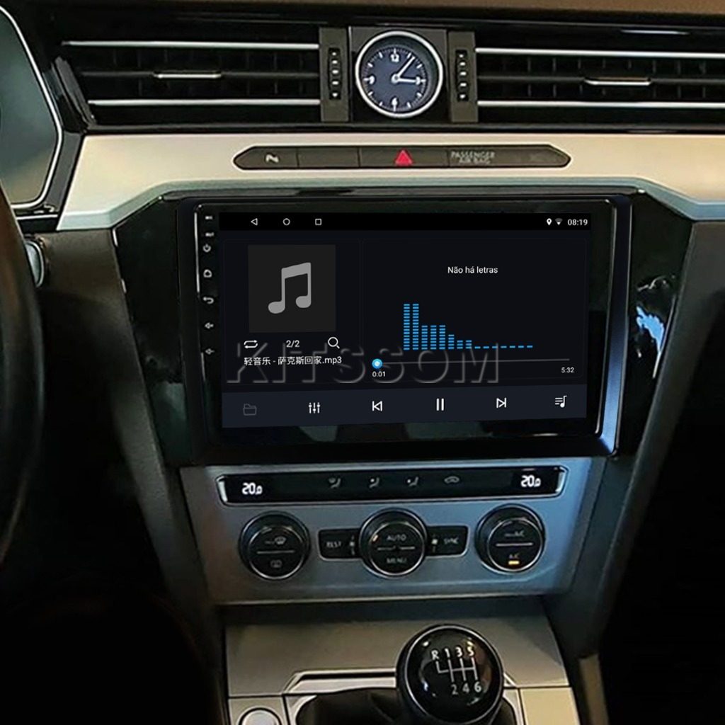 Multimídia Passat 2017 2018 2019 2020 2021 2022 V2 Carplay 9" 2014 2015 2016-V2 CAR AUDIO-Kitssom