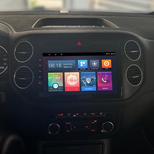Multimídia Tiguan 2008 2009 2010 2011 V2 Carplay 9"-V2 CAR AUDIO-Kitssom