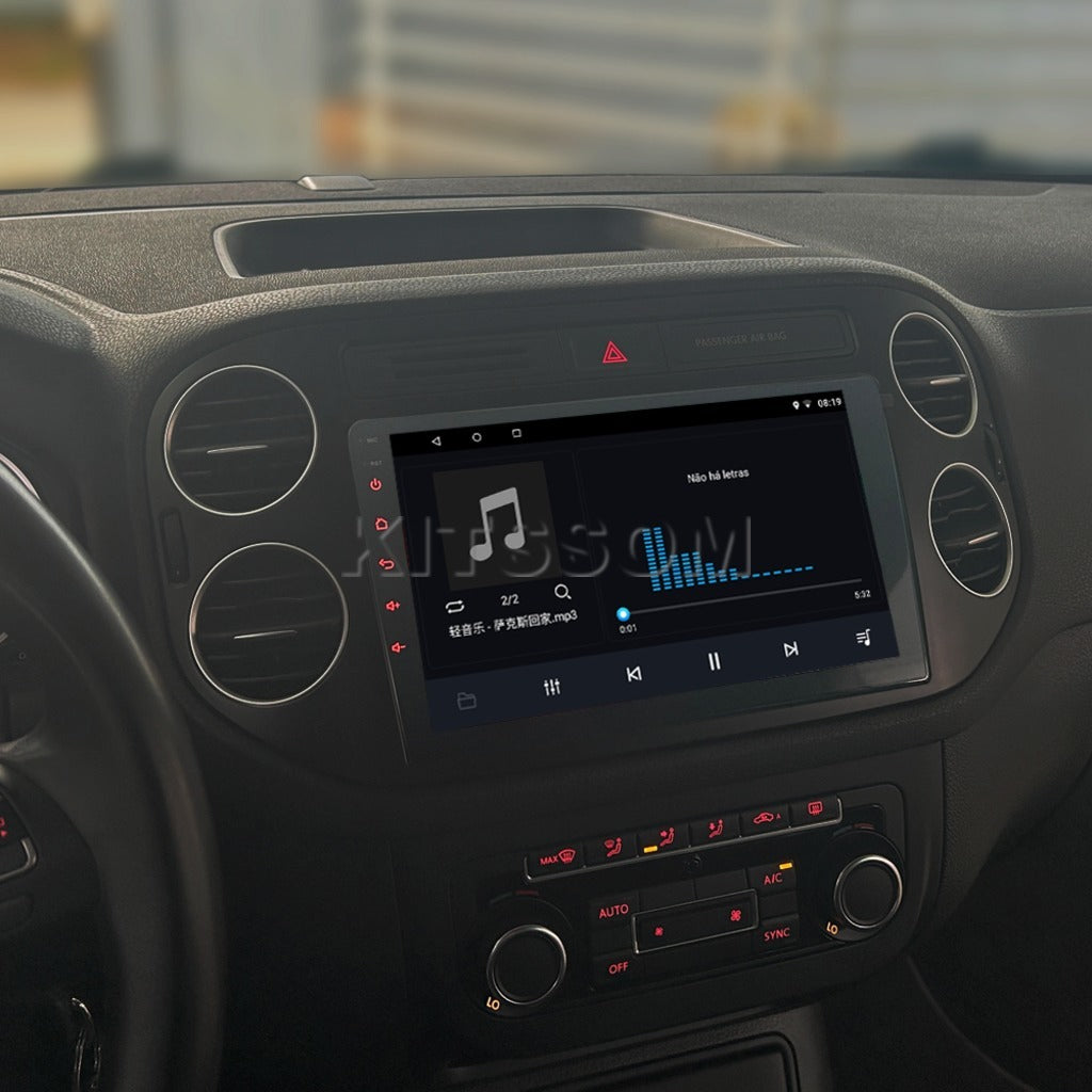 Multimídia Tiguan 2008 2009 2010 2011 V2 Carplay 9"-V2 CAR AUDIO-Kitssom