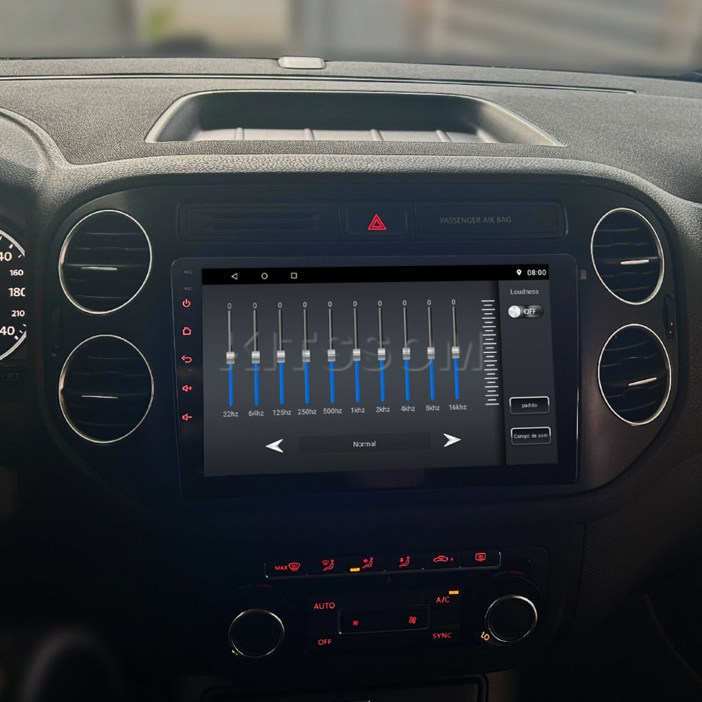 Multimídia Tiguan 2008 2009 2010 2011 V2 Carplay 9"-V2 CAR AUDIO-Kitssom