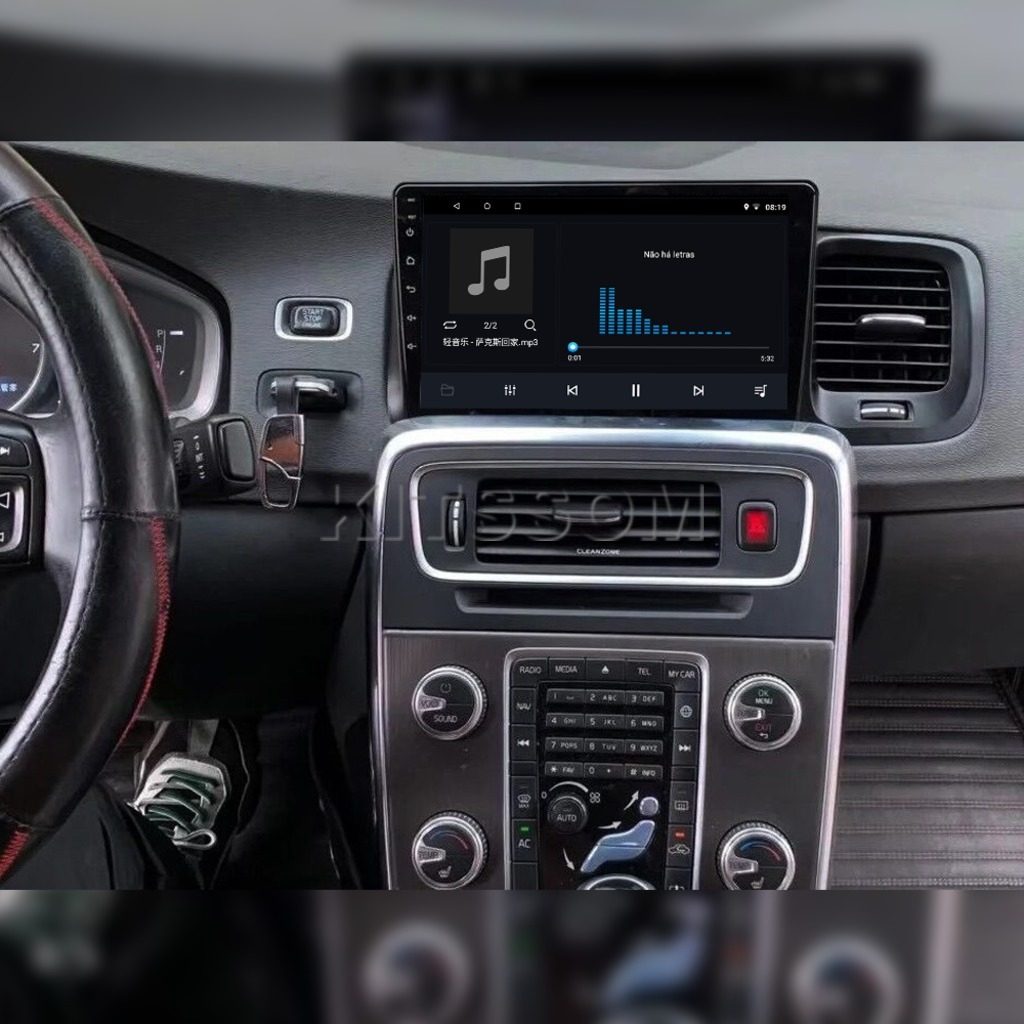 Multimídia Volvo S60 2009 2010 2011 2012 2013 V2 Carplay 9" 2008-V2 CAR AUDIO-Kitssom