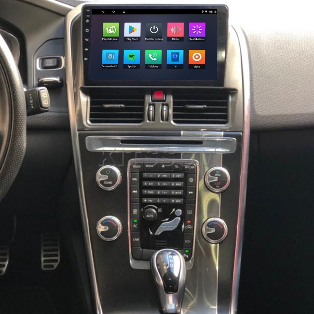 Multimídia Volvo XC60 2015 2016 2017 2018 2019 V2 Carplay 9" 2014-V2 CAR AUDIO-Kitssom