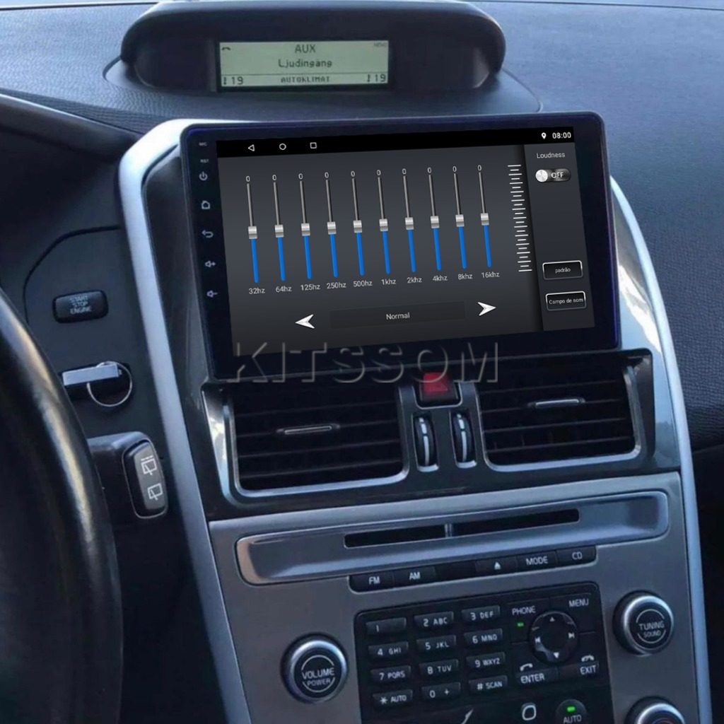 Multimídia Volvo XC60 2015 2016 2017 2018 2019 V2 Carplay 9" 2014-V2 CAR AUDIO-Kitssom