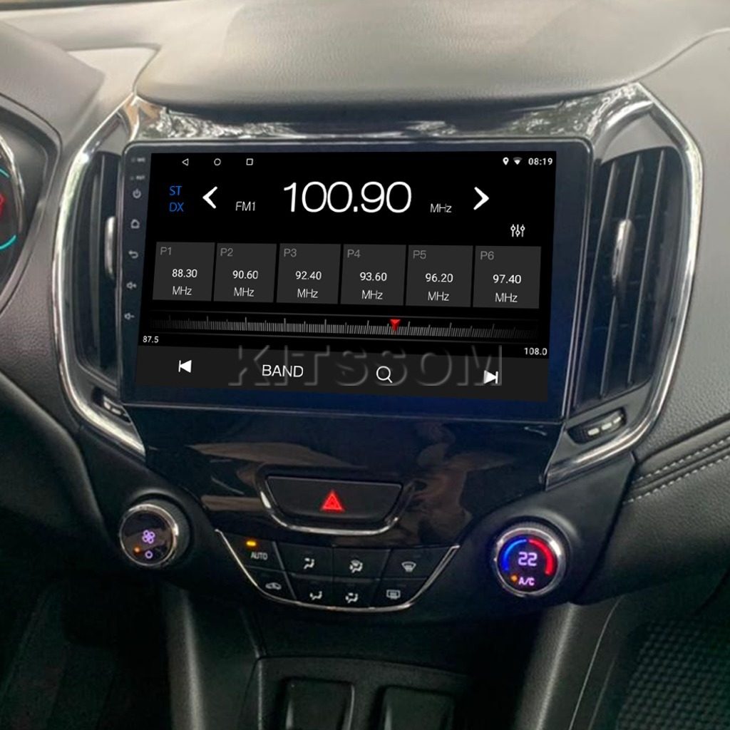Multimídia Cruze LTZ 2019 2020 2021 2022 2023 V2 Carplay 9" 2017 2018-V2 CAR AUDIO-Kitssom