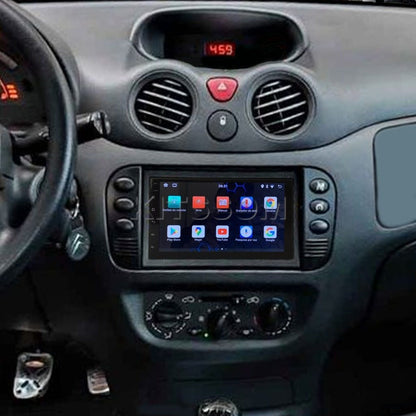 Multimídia Citroen C3 2008 2009 2010 2011 2012 V2 Carplay 7" 2003 2004 2005 2006 2007-V2 CAR AUDIO-Kitssom