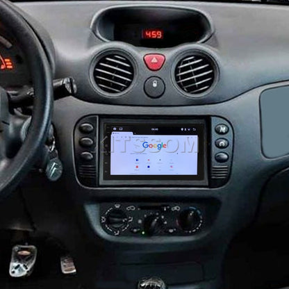 Multimídia Citroen C3 2008 2009 2010 2011 2012 V2 Carplay 7" 2003 2004 2005 2006 2007-V2 CAR AUDIO-Kitssom