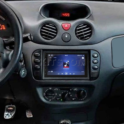 Multimídia Citroen C3 2008 2009 2010 2011 2012 V2 Carplay 7" 2003 2004 2005 2006 2007-V2 CAR AUDIO-Kitssom
