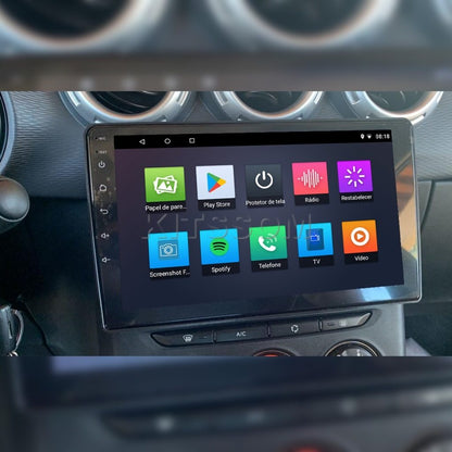 Multimídia Citroen C3 2019 2020 2021 V2 Carplay 9"-V2 CAR AUDIO-Kitssom