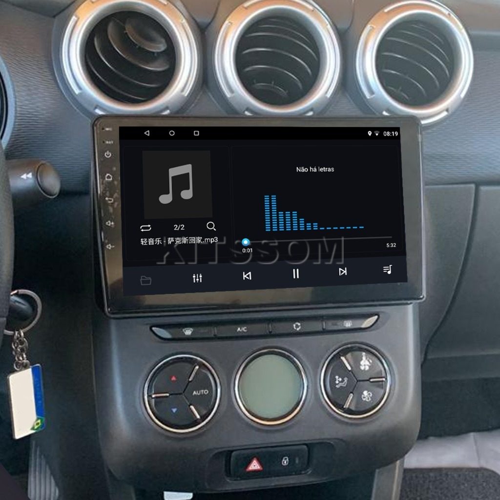 Multimídia Citroen C3 2019 2020 2021 V2 Carplay 9"-V2 CAR AUDIO-Kitssom