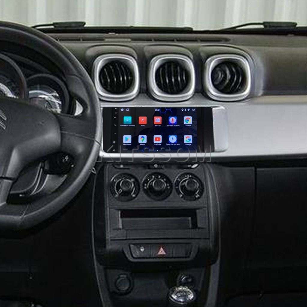 Multimídia Citroen C3 Aircross 2017 2018 2019 V2 Carplay 7" 2016-V2 CAR AUDIO-Kitssom