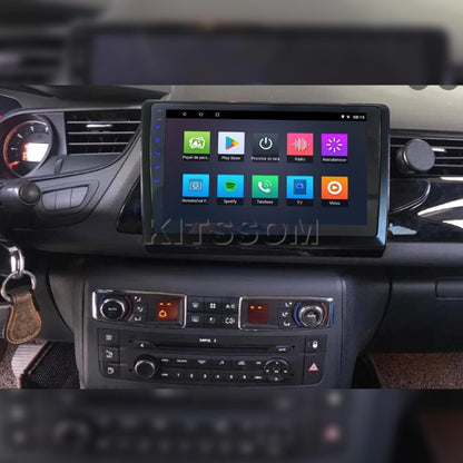 Multimídia Citroen C5 2013 2014 2015 2016 2017 V2 Carplay 9" 2008 2009 2010 2011 2012-V2 CAR AUDIO-Kitssom