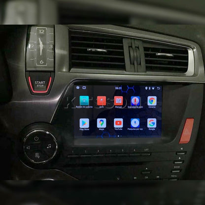 Multimídia Citroen DS5 2011 2012 2013 2014 V2 Carplay 7"-V2 CAR AUDIO-Kitssom