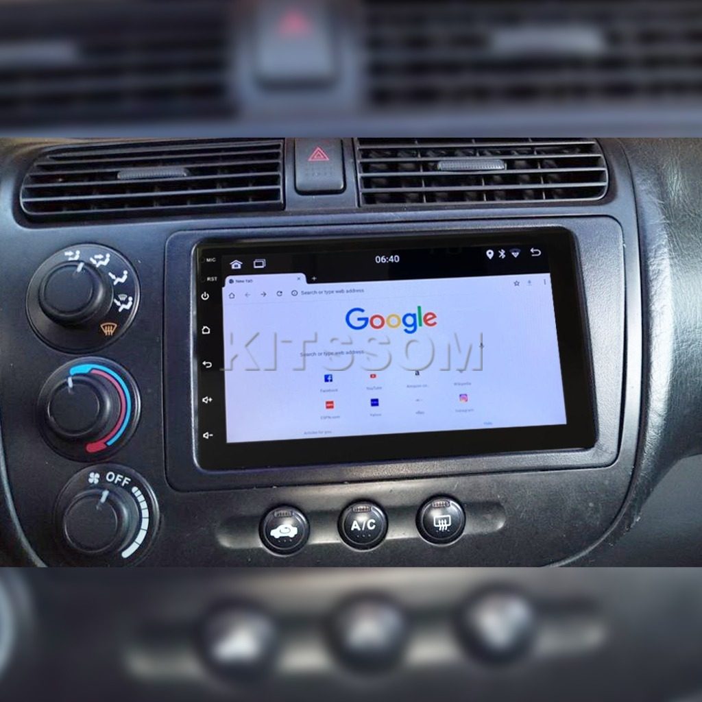 Multimídia Civic G7 2001 2002 2003 2004 2005 2006 V2 Carplay 7"-V2 CAR AUDIO-Kitssom