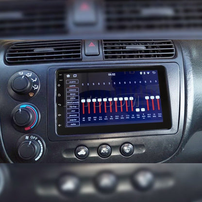 Multimídia Civic G7 2001 2002 2003 2004 2005 2006 V2 Carplay 7"-V2 CAR AUDIO-Kitssom