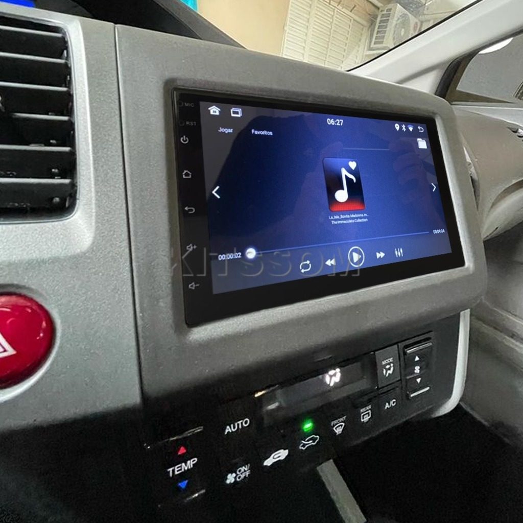 Multimídia Honda Civic G9 2012 2013 2014 2015 2016 V2 Carplay 7"-V2 CAR AUDIO-Kitssom