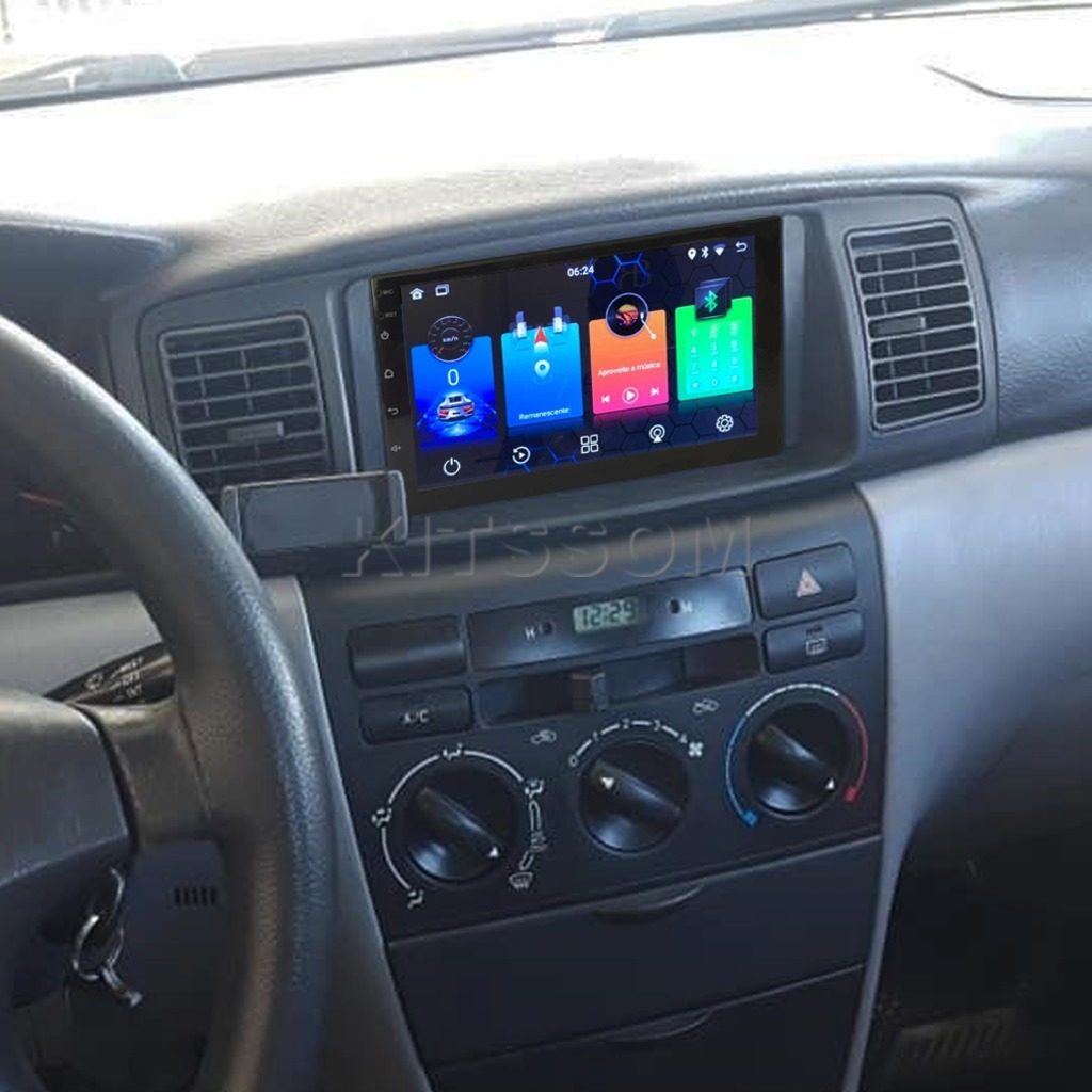 Multimídia Corolla 2003 2004 2005 2006 2007 2008 V2 Carplay 7"-V2 CAR AUDIO-Kitssom
