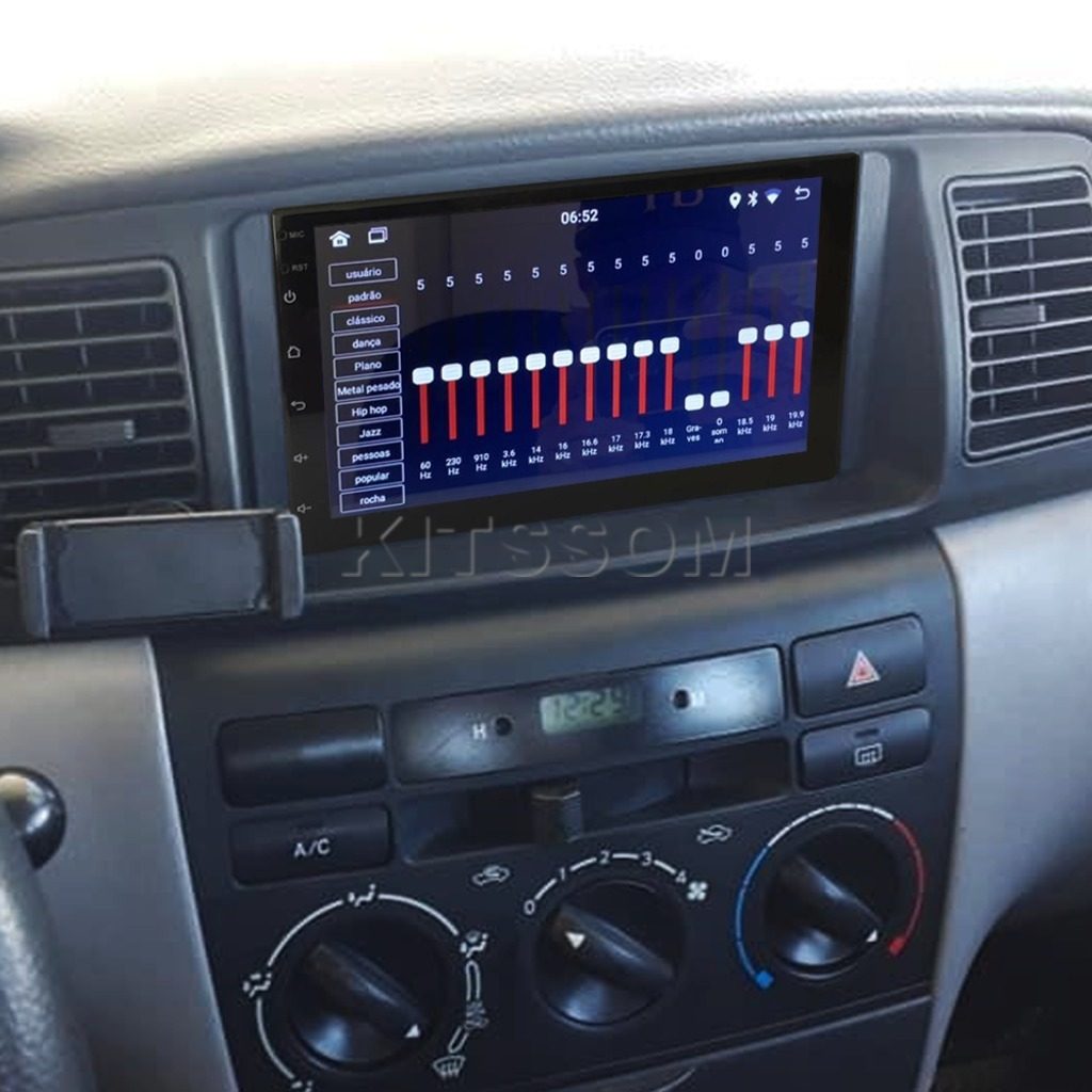 Multimídia Corolla 2003 2004 2005 2006 2007 2008 V2 Carplay 7"-V2 CAR AUDIO-Kitssom