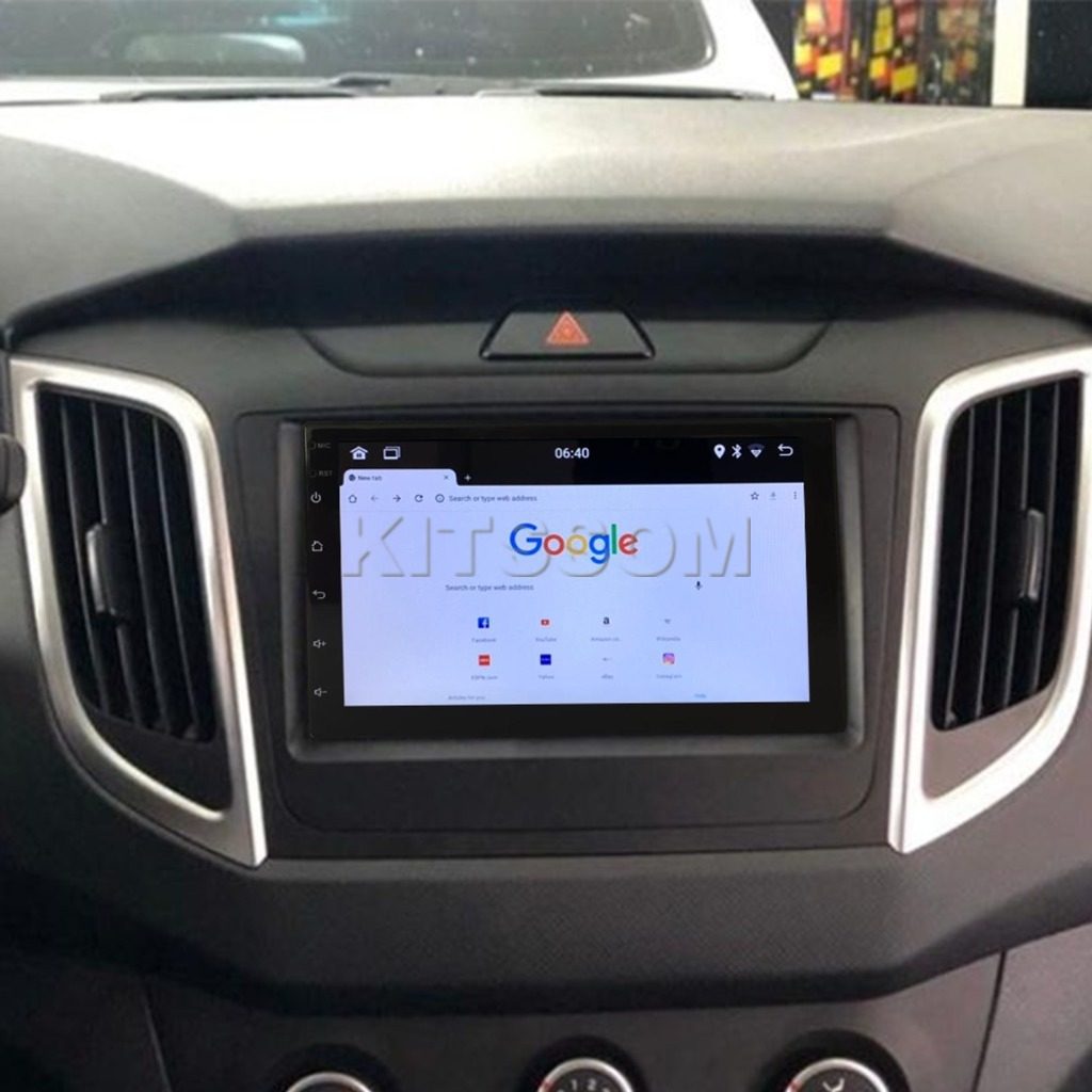 Multimídia Creta 2016 2017 2018 2019 2020 2021 V2 Carplay 7" 2015-V2 CAR AUDIO-Kitssom