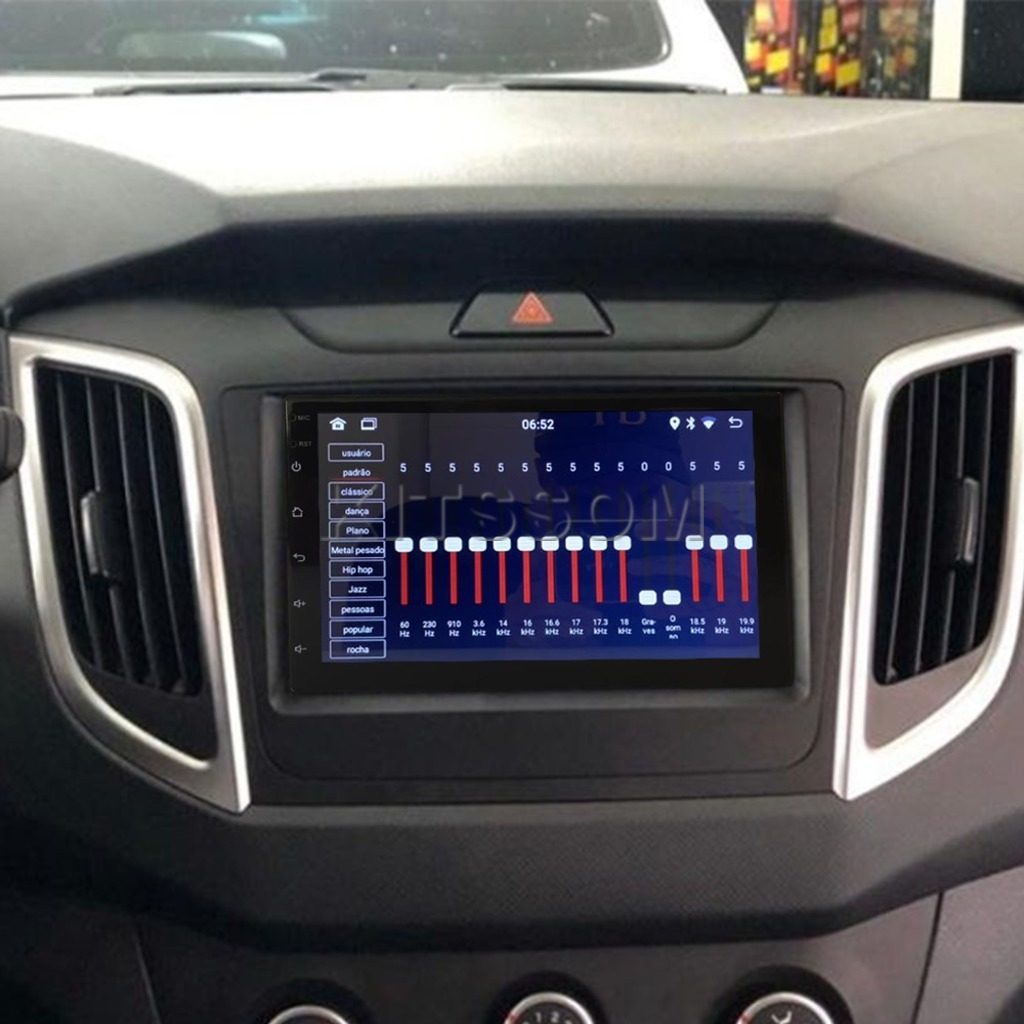 Multimídia Creta 2016 2017 2018 2019 2020 2021 V2 Carplay 7" 2015-V2 CAR AUDIO-Kitssom
