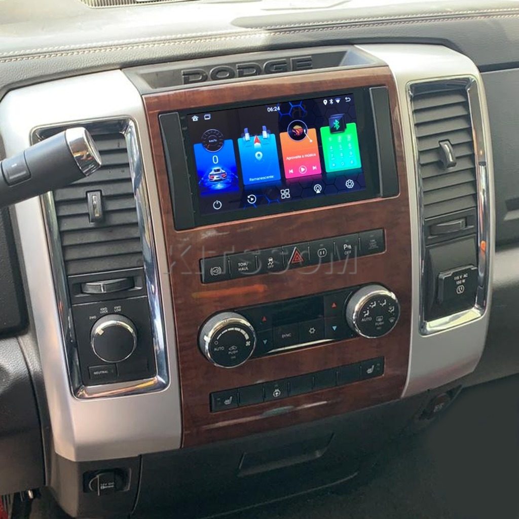 Multimídia Dodge RAM 2012 2013 2014 2015 2016 V2 Carplay 7"-V2 CAR AUDIO-Kitssom