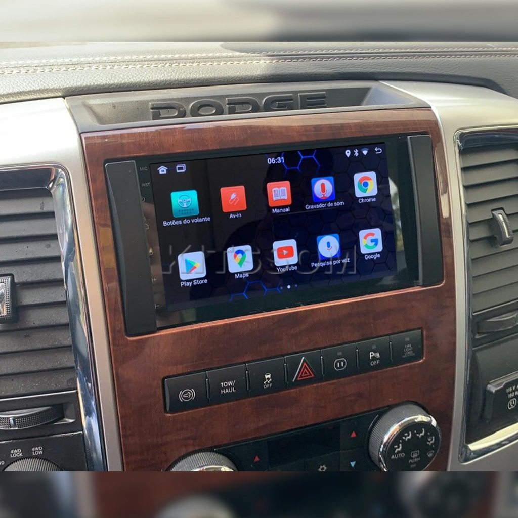 Multimídia Dodge RAM 2012 2013 2014 2015 2016 V2 Carplay 7"-V2 CAR AUDIO-Kitssom
