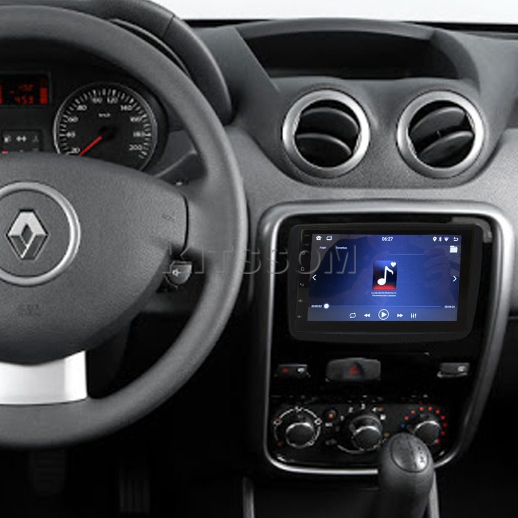 Multimídia Renault Duster 2012 2013 2014 2015 V2 Carplay 7"-V2 CAR AUDIO-Kitssom