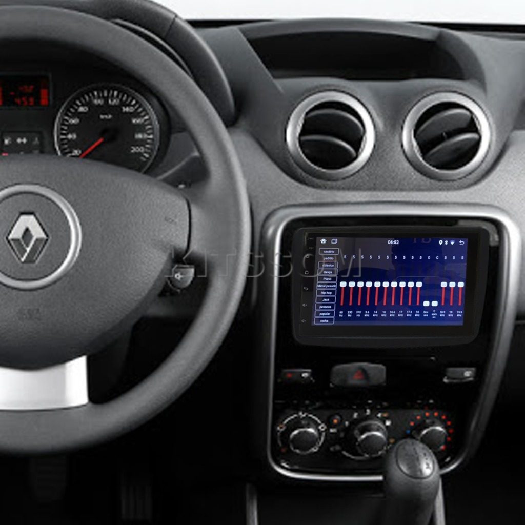 Multimídia Renault Duster 2012 2013 2014 2015 V2 Carplay 7"-V2 CAR AUDIO-Kitssom