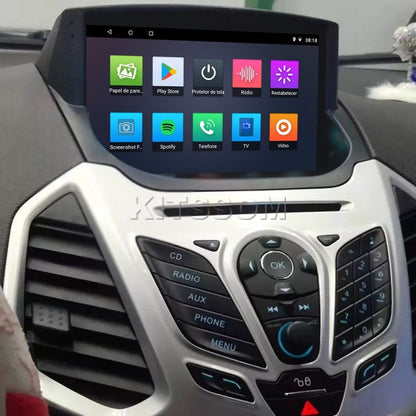 Multimídia Ecosport 2013 2014 2015 2016 Embutida V2 Carplay 9" 2012-V2 CAR AUDIO-Kitssom